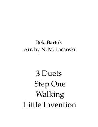 3 Duets First Step Walking Little Invention