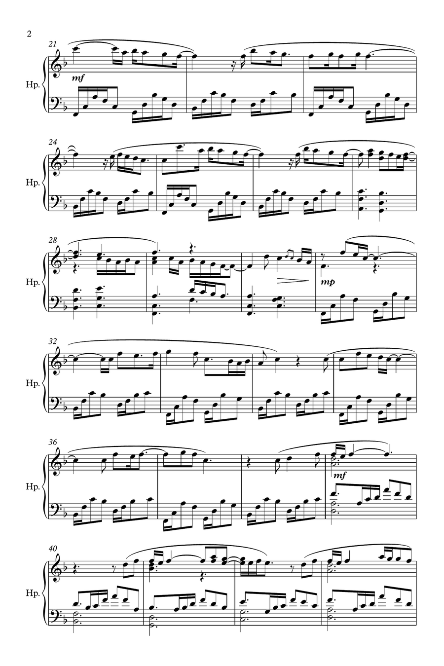 Runaway Harp scores gallery preview page 2