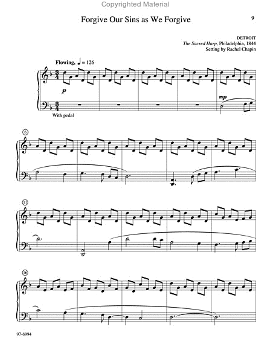 The Cross of Christ: Six Lenten Pieces Piano Solo scores gallery preview page 4