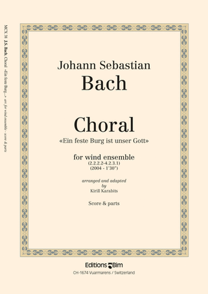 Book cover for Choral "Ein feste Burg ist unser Gott"