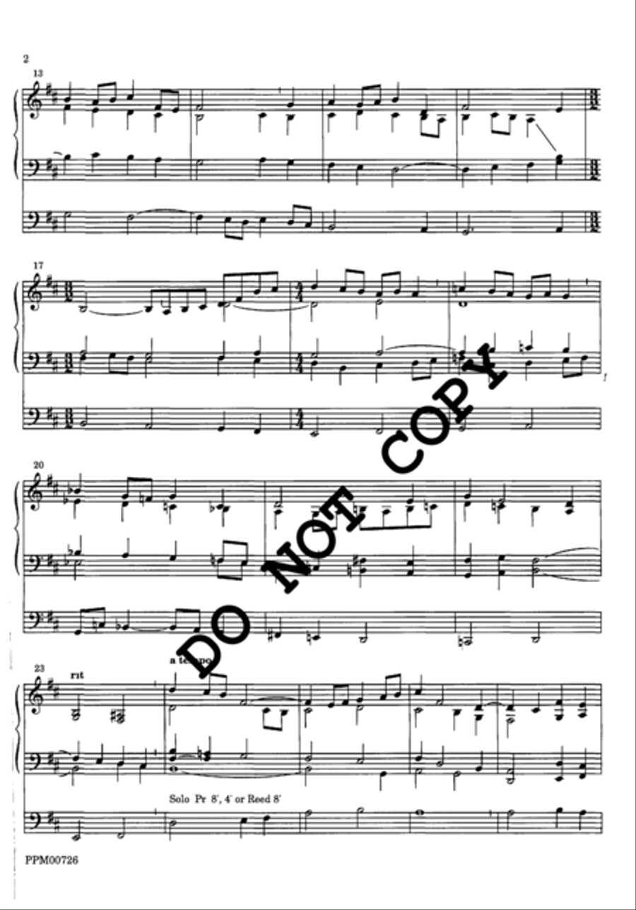 Voluntary on Down Ampney Organ scores gallery preview page 3