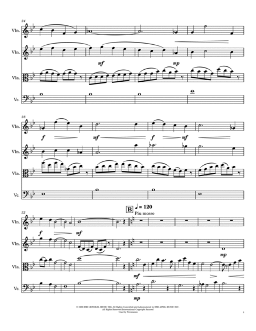 Cinema Paradiso Cinema Paradiso String Trio scores gallery preview page 3