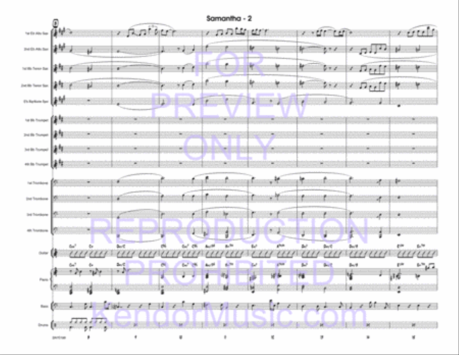 Samantha Samantha Jazz Ensemble scores gallery preview page 3