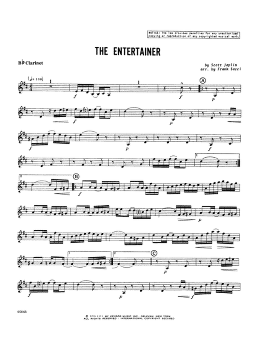 Entertainer, The - Bb Clarinet