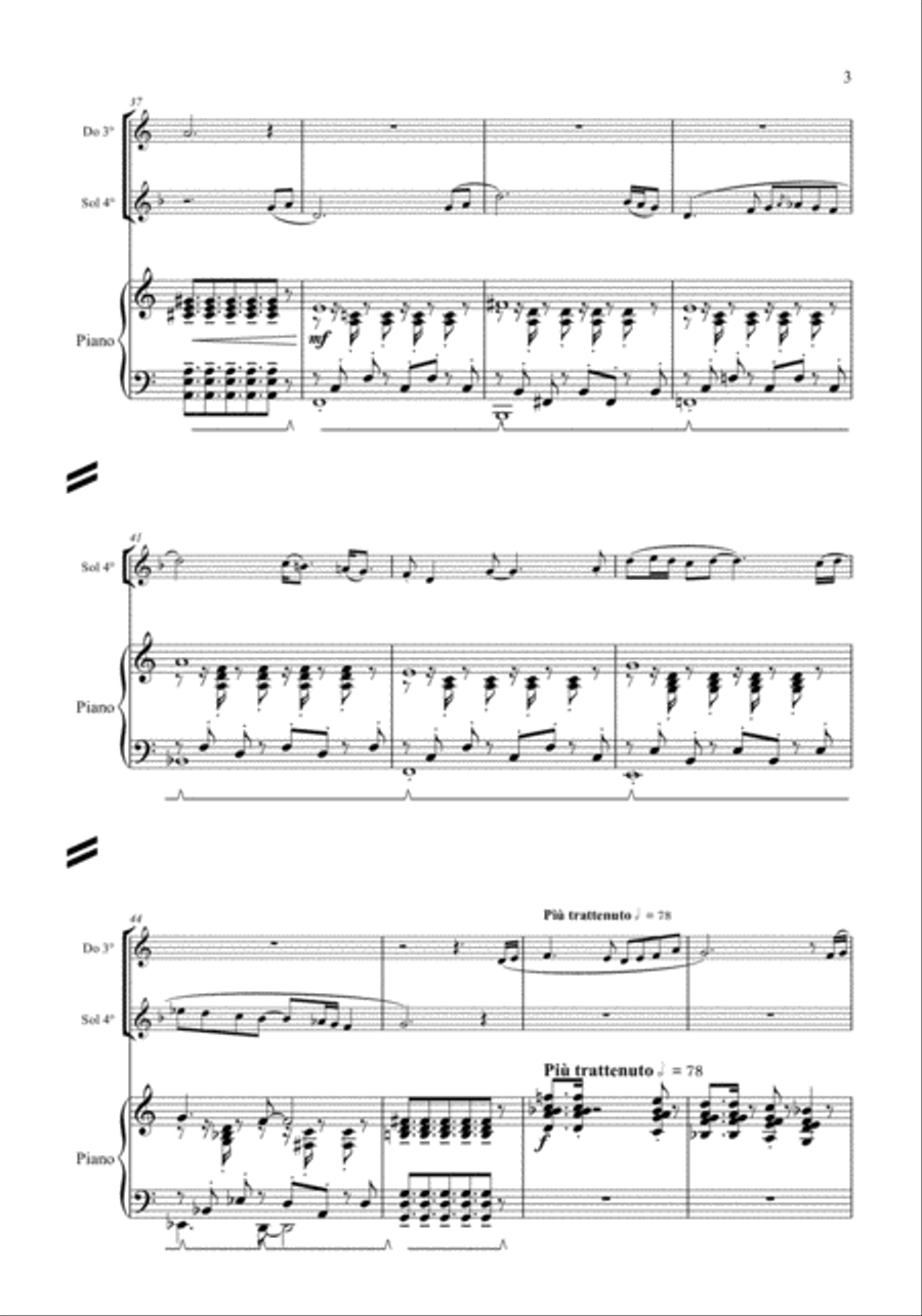 FLUSSO: Two ocarinas and piano