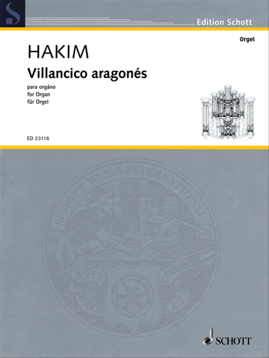 Villancico Aragonés Organ scores gallery preview page 1