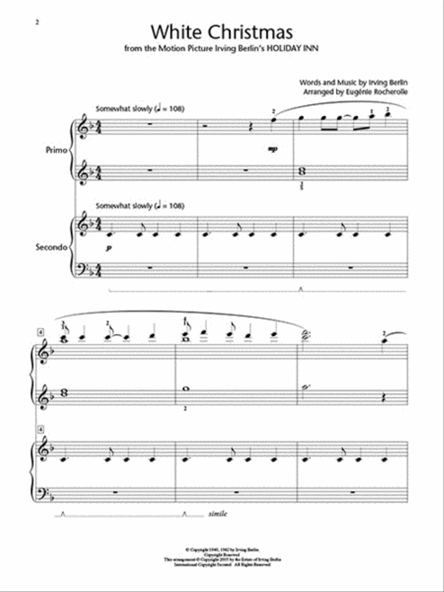 White Christmas Piano Method scores gallery preview page 2