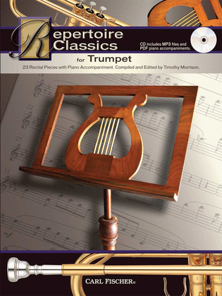 Book cover for Repertoire Classics for Trumpet
