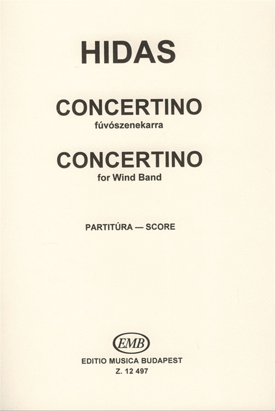 Concertino Concert Band scores gallery preview page 1