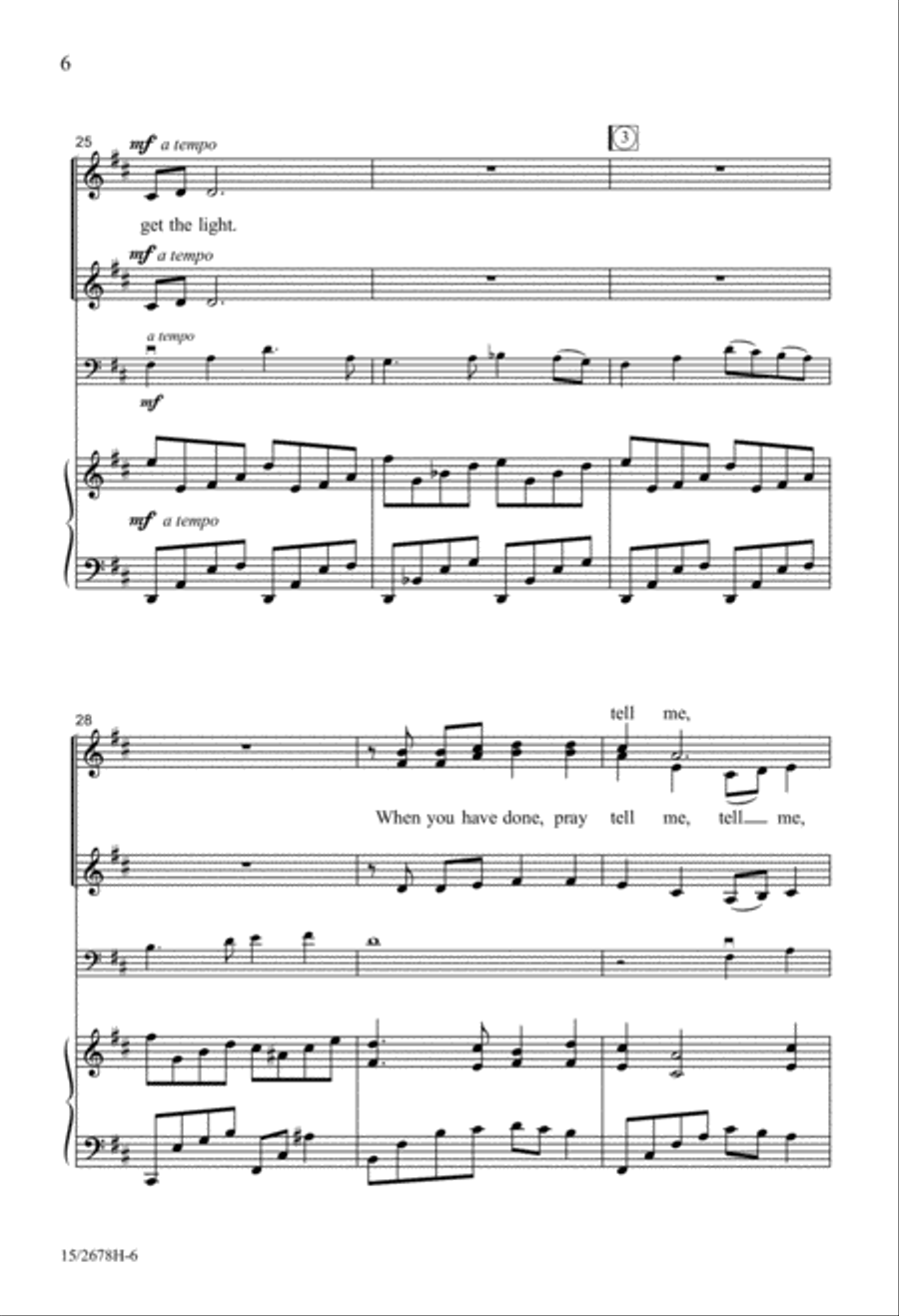 Heart, We Will Forget Him SSA scores gallery preview page 7