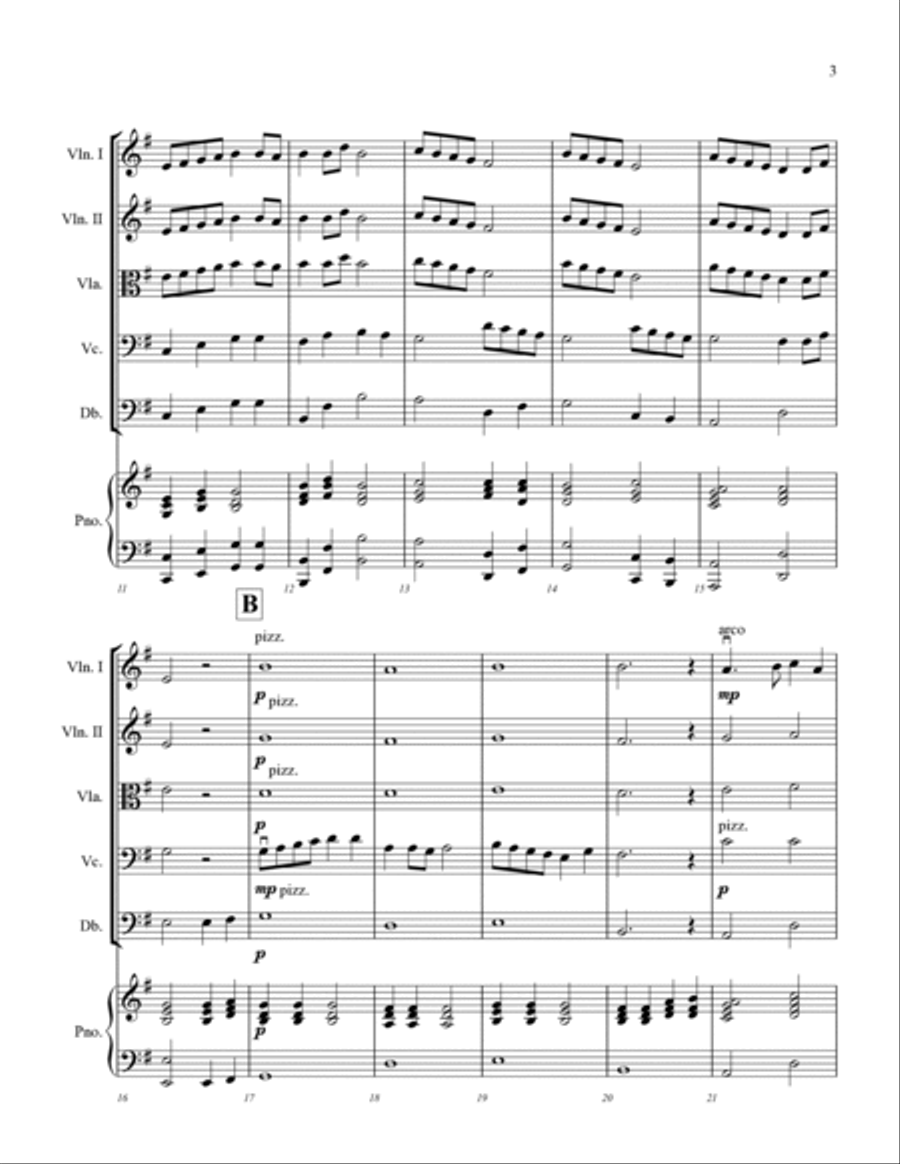 The Legend of King Arthur String Orchestra scores gallery preview page 3