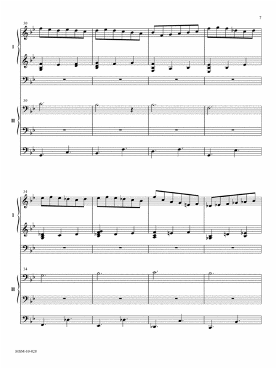 Variations on Veni Creator Spiritus Organ scores gallery preview page 5