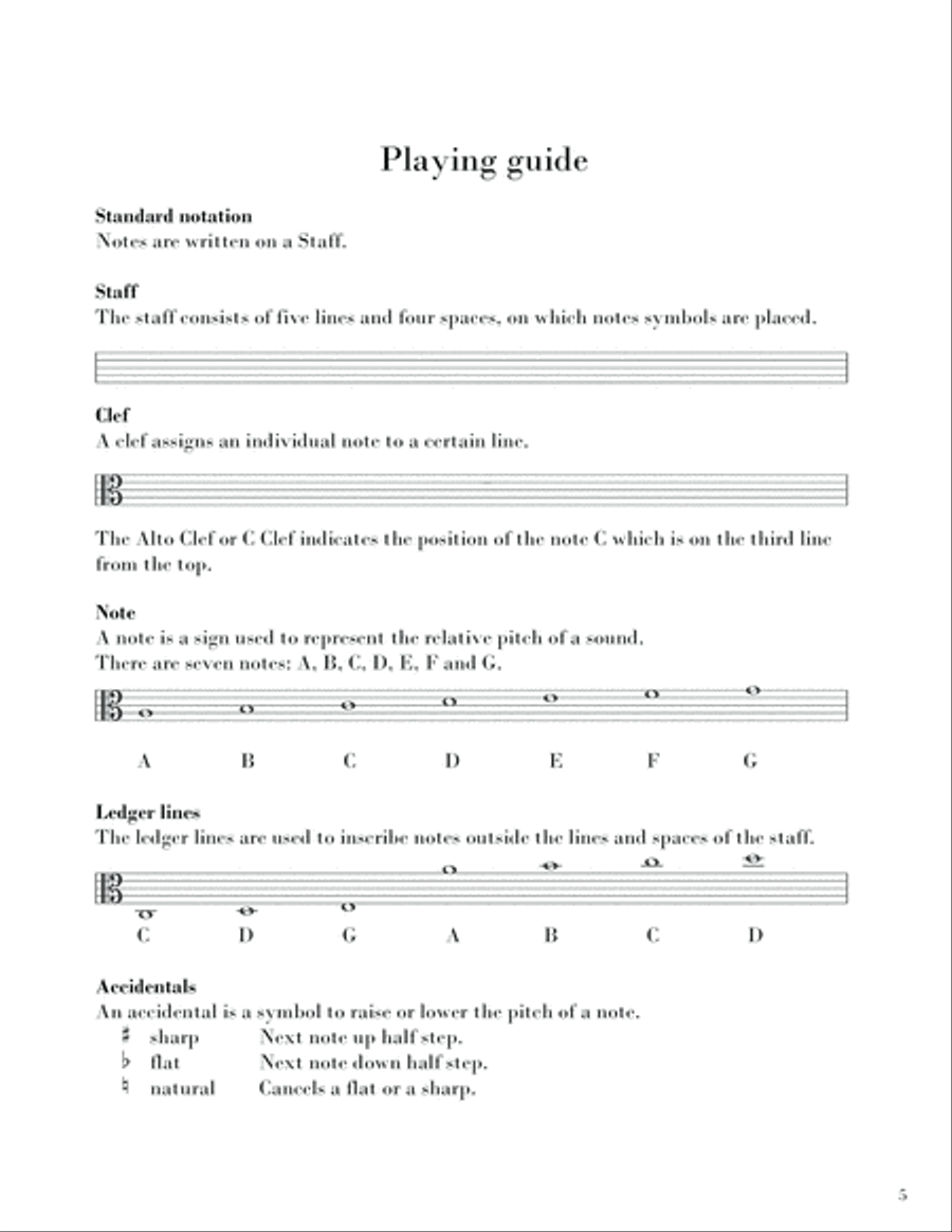 Easy Classical Viola Solos Viola Solo scores gallery preview page 5