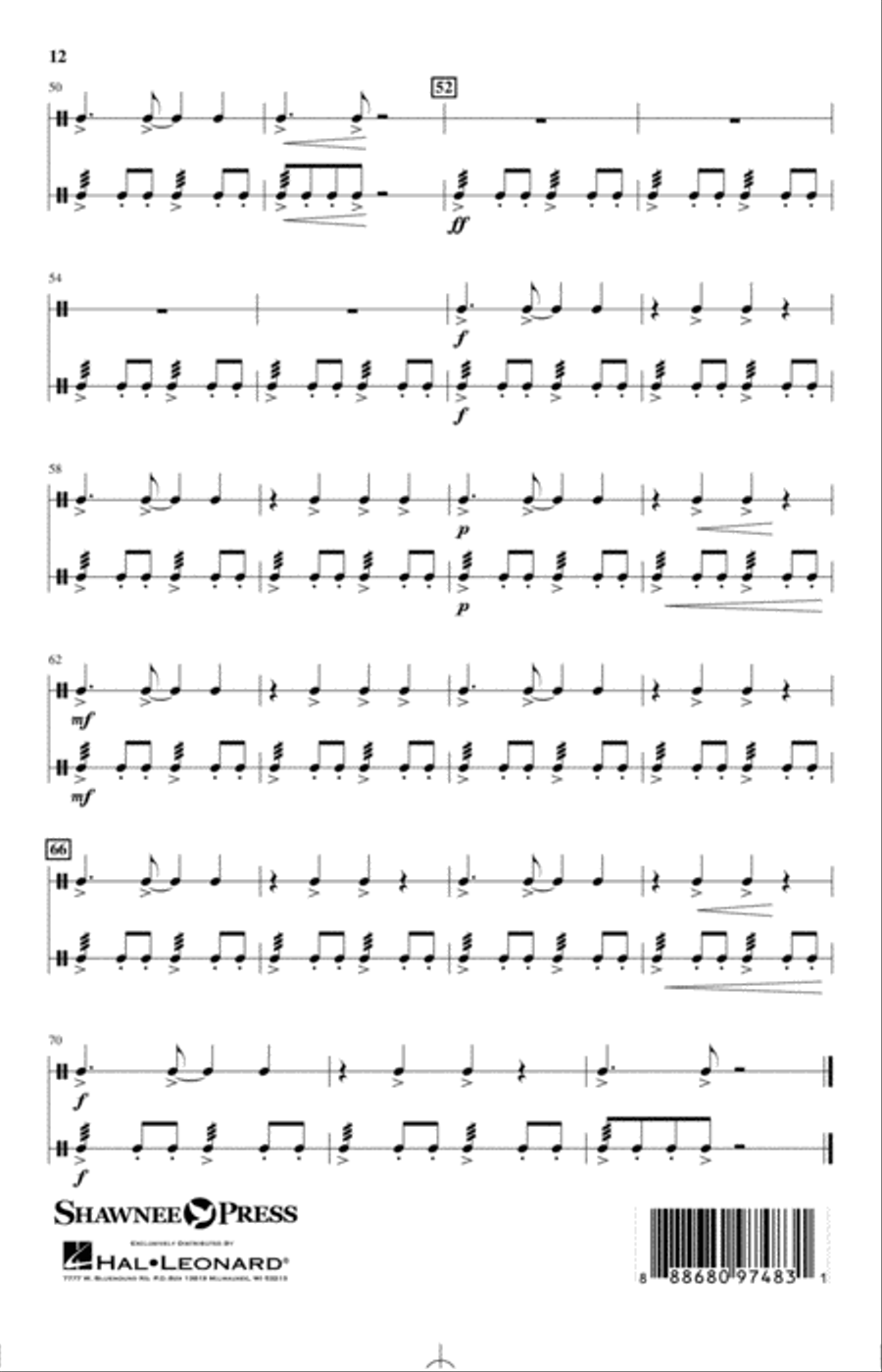 The Virgin Mary Had A Baby Boy (arr. Michael Ware) 3-Part scores gallery preview page 11