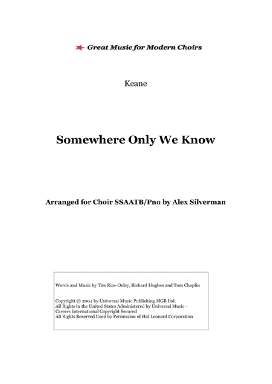 Somewhere Only We Know