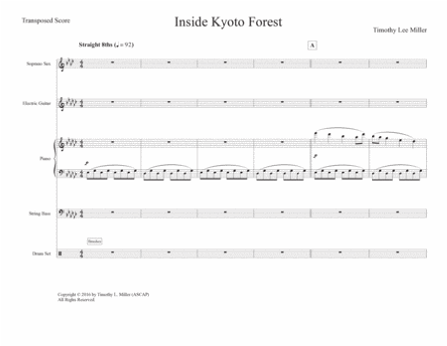 Inside Kyoto Forest Jazz Ensemble scores gallery preview page 3