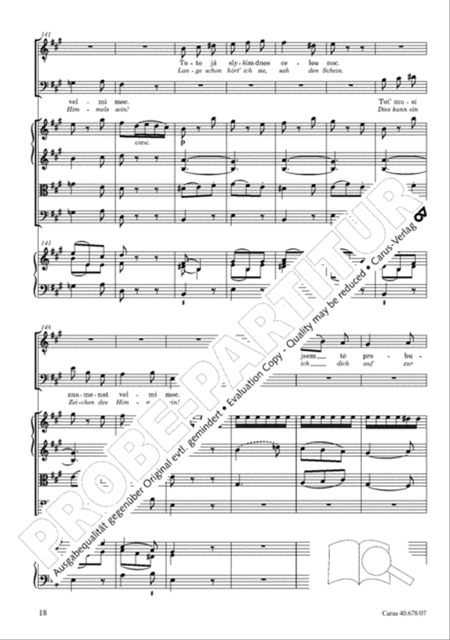 Missa pastoralis bohemica 4-Part scores gallery preview page 31