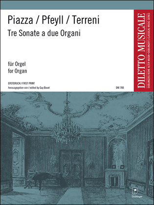 Book cover for Tre Sonata a due Organi
