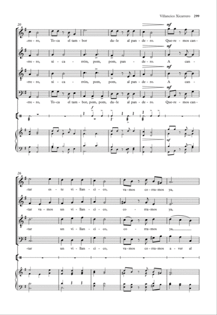 Villancico Xicarrero Score scores gallery preview page 3