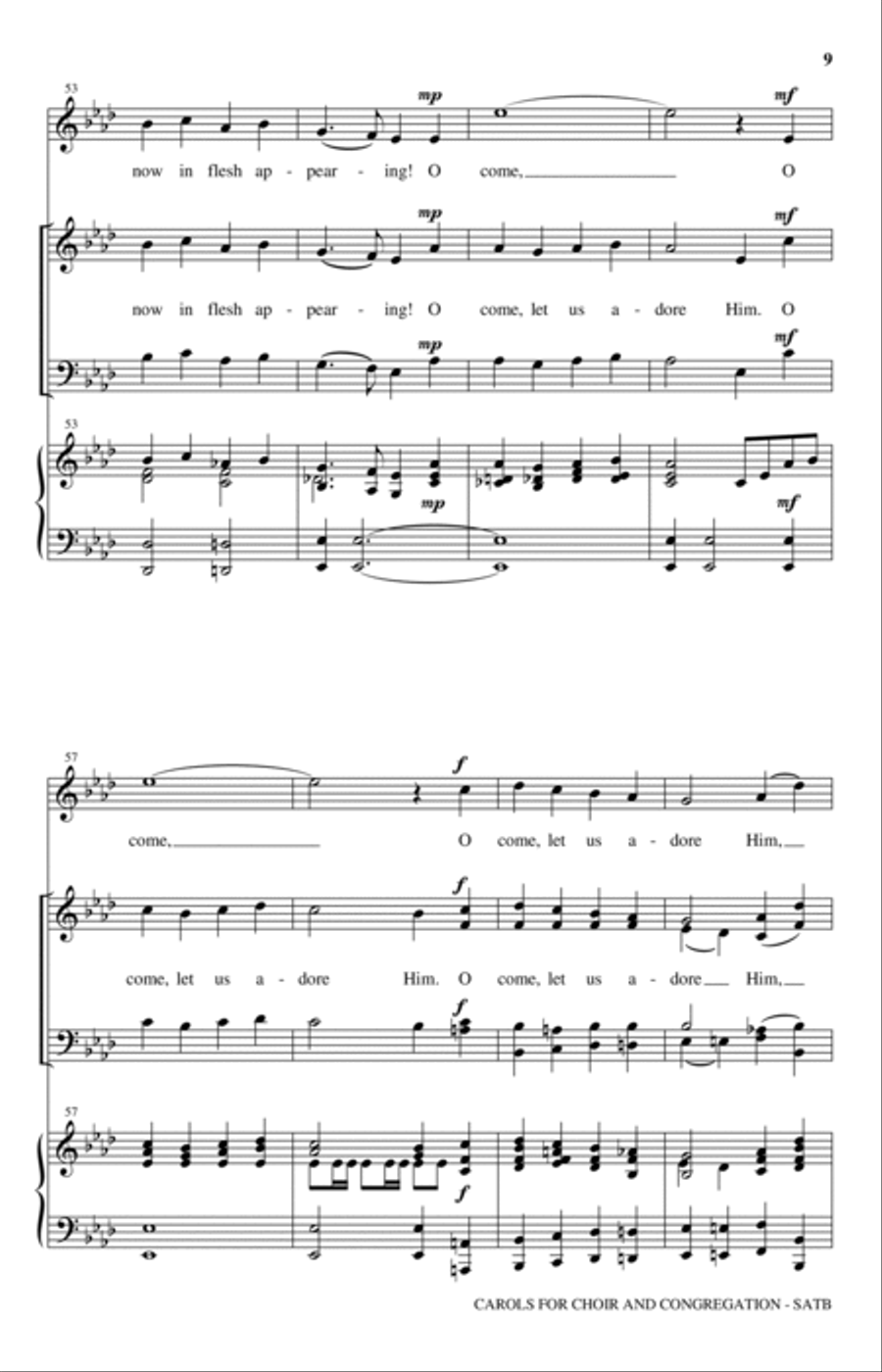 Carols For Choir And Congregation (Collection) 4-Part scores gallery preview page 6