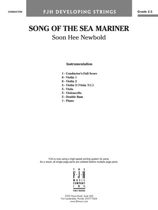 Song of the Sea Mariner: Score