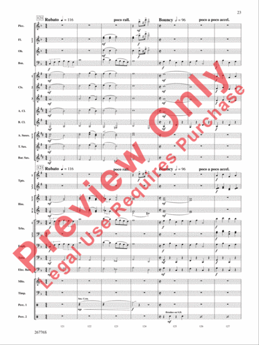 The Music of Disneyland Concert Band scores gallery preview page 24
