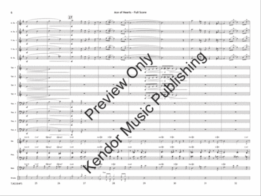 A Long Way to Go (Score) Jazz Ensemble scores gallery preview page 7