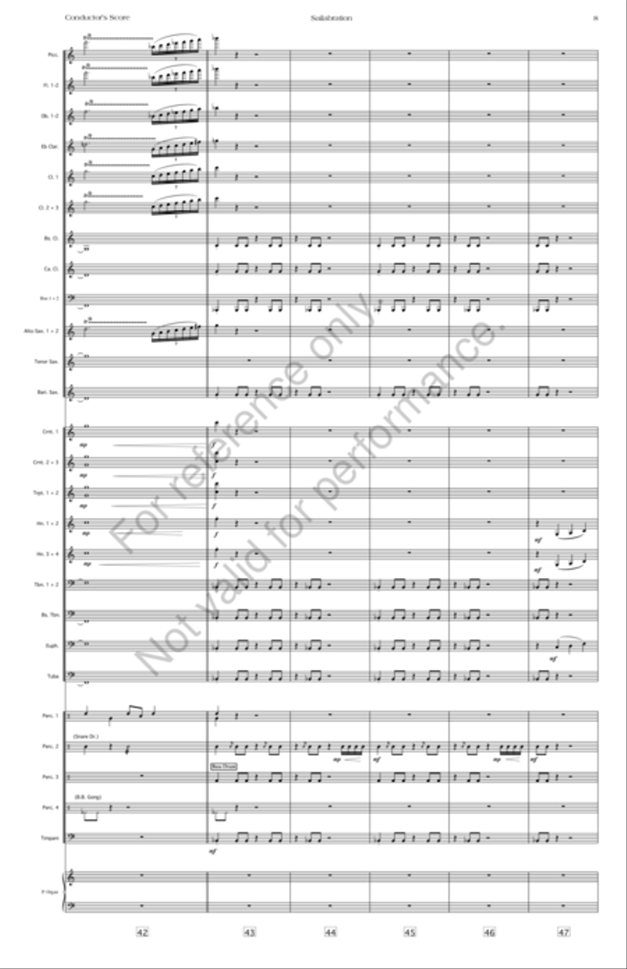 Sailabration Sailabration Concert Band scores gallery preview page 11