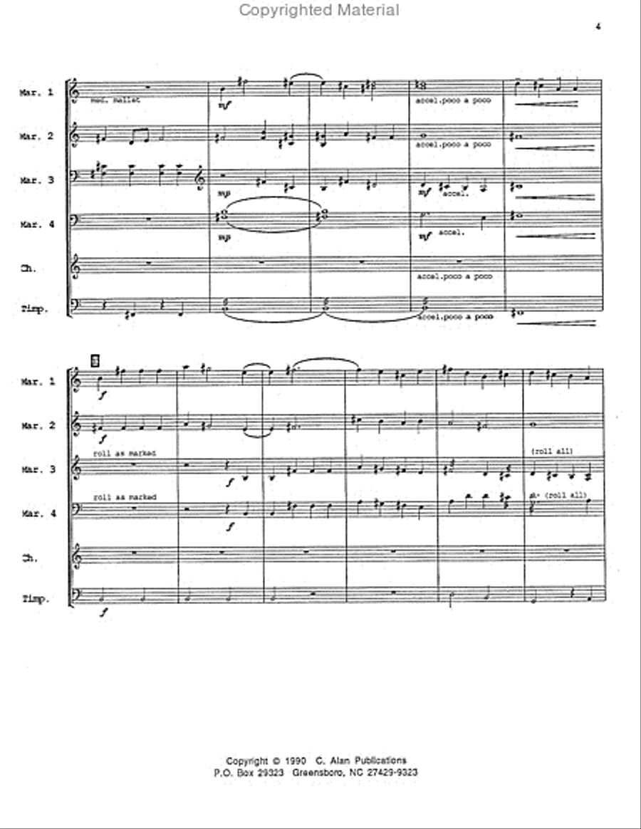Birth of a King Birth of a King Percussion Ensemble scores gallery preview page 5