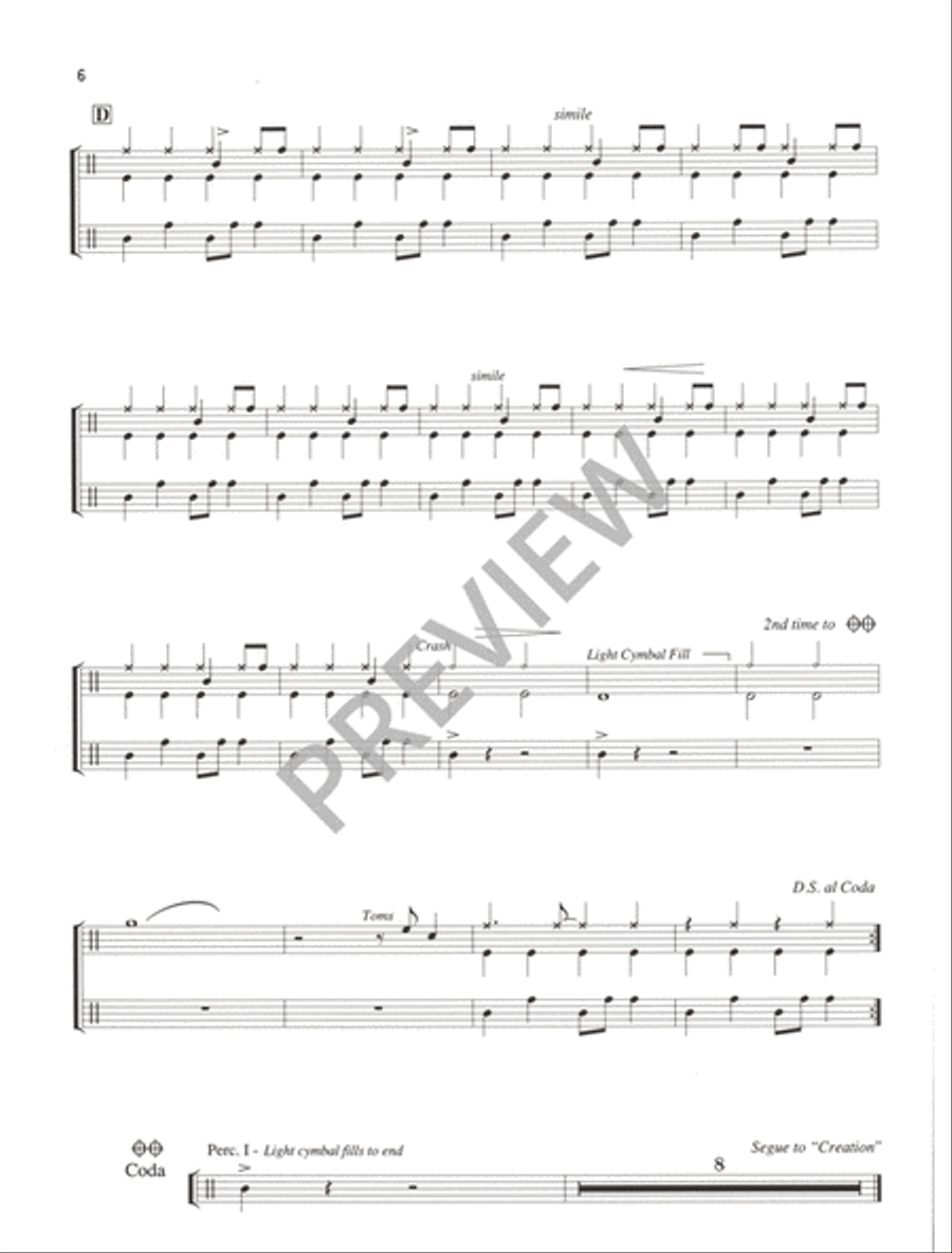 Tales of Wonder - Percussion edition Piano scores gallery preview page 7