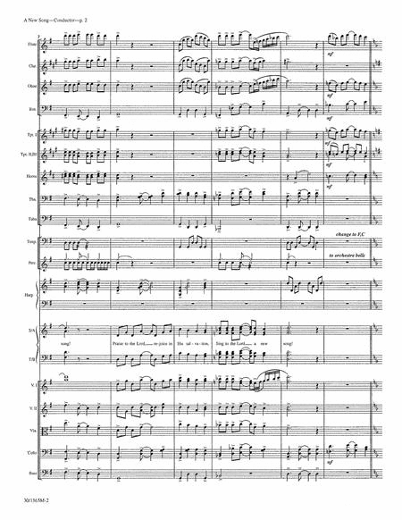 A New Song - Conductor Score and Parts