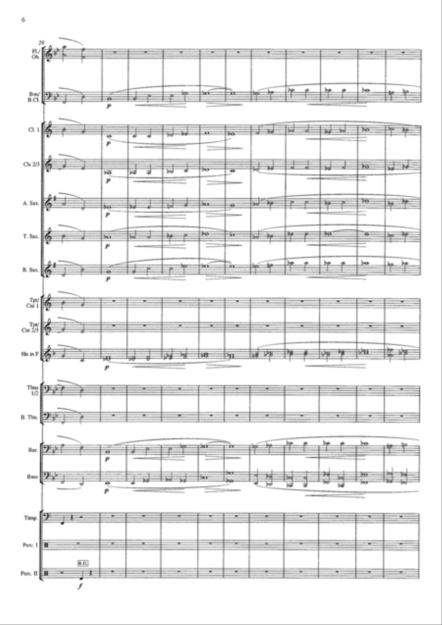 The Great Gate Of Kiev Concert Band scores gallery preview page 7