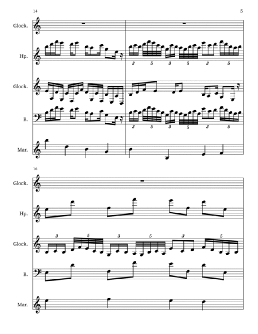 Confection 105 Double Bass scores gallery preview page 5