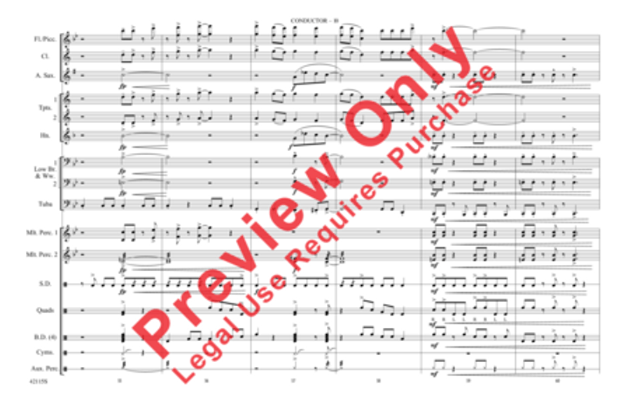 You Ought to Be Having Fun / What Is Hip? Marching Band scores gallery preview page 11