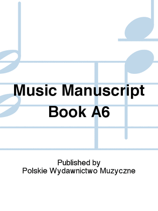 Music Manuscript Book A6