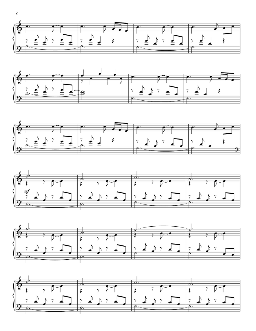 Reborn Piano Solo scores gallery preview page 2