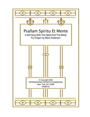Psallam Spiritu Et Mente for organ by Mark Andersen