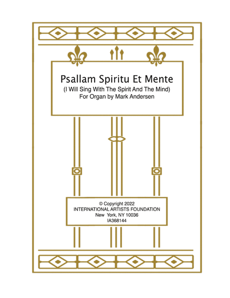 Psallam Spiritu Et Mente for organ by Mark Andersen