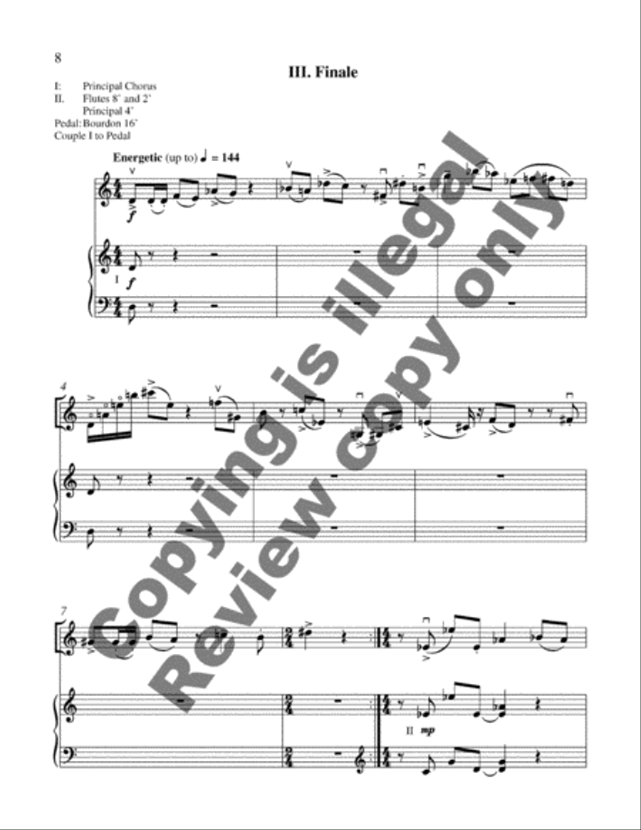 Three Short Pieces Violin scores gallery preview page 9