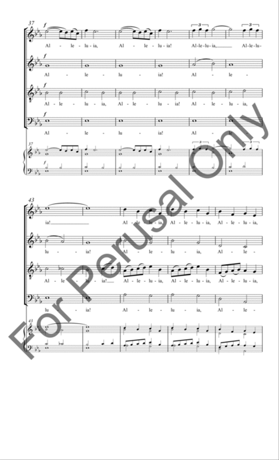 Alleluia! Divisi scores gallery preview page 5