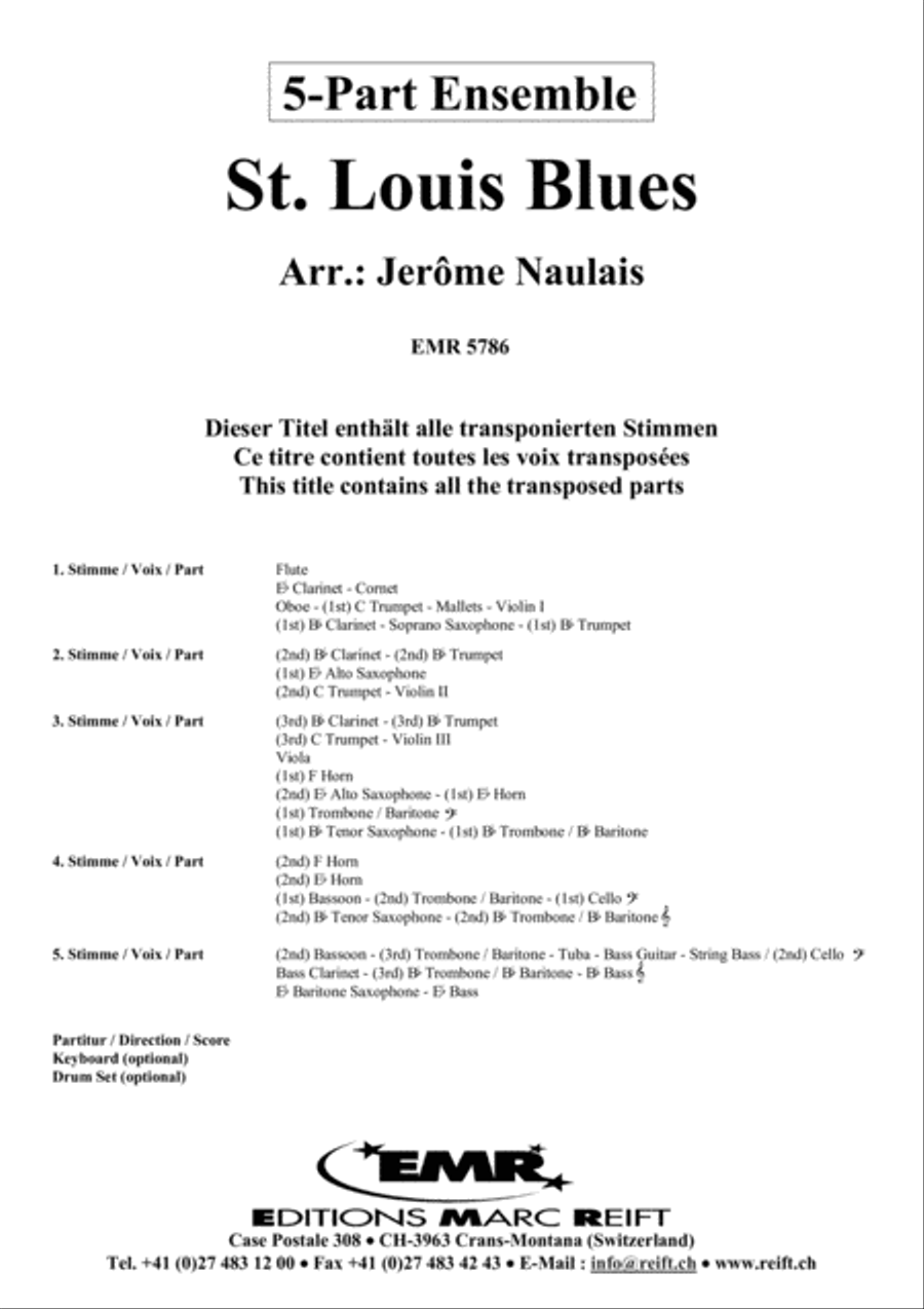 St. Louis Blues Concert Band scores gallery preview page 2