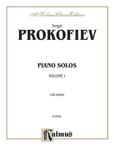 Sergei Prokofiev: Piano Solos - Volume 1
