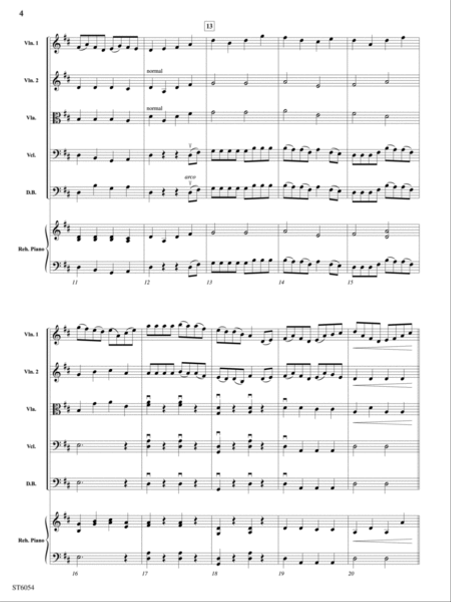 Canadian Legend: Score String Orchestra scores gallery preview page 4