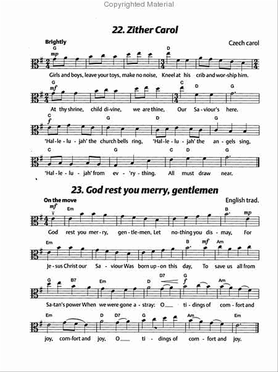 Viola Time Christmas Viola Solo scores gallery preview page 3