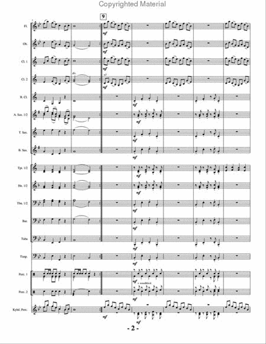 A Cowboy Life A Cowboy Life Concert Band scores gallery preview page 3