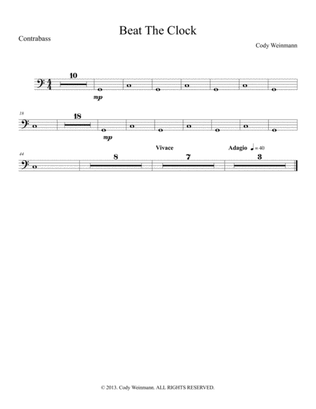 Beat The Clock--For Orchestra (Score and Parts)