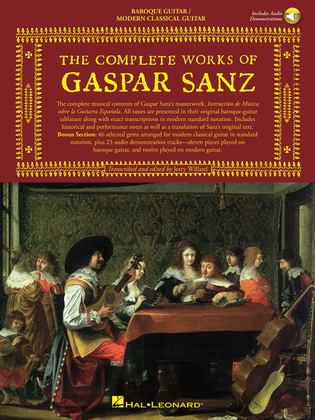 Book cover for The Complete Works of Gaspar Sanz – Volumes 1 & 2