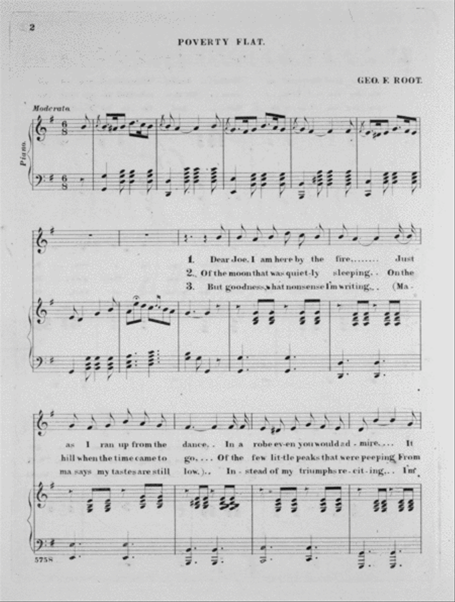 Poverty Flat, or, Her Letter Voice scores gallery preview page 2