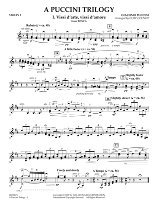 A Puccini Trilogy - Violin 2