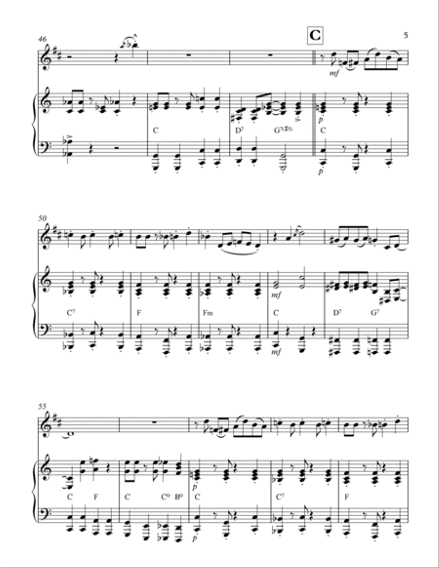 The Flapper;s Ball: Trumpet & Piano Trumpet Duet scores gallery preview page 5
